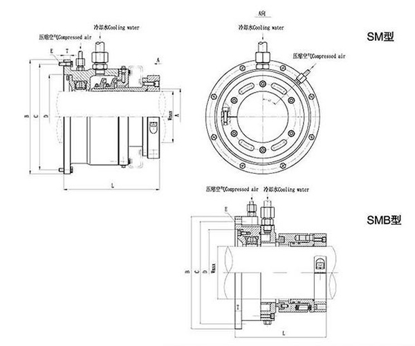 Marine water lubrication stern shaft sealing apparatus Drawing.jpg